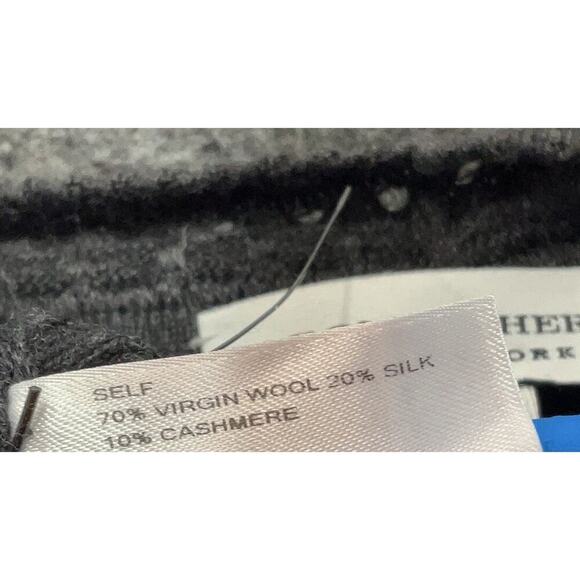 Carolina Herrera Open Front Cardigan Wool Silk Cashmere Embellished Beaded Knit - Picture 4 of 7